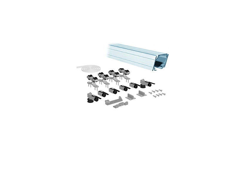 80kg 2L Symmetric System Sliding Door Fitting for Wooden