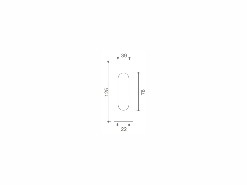 Flush Handle For Sliding Door