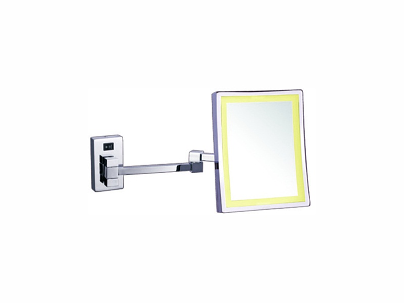 Single-Sided Square LED Makeup Mirror