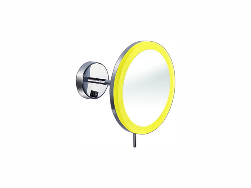Single-Sided Round LED Makeup Mirror