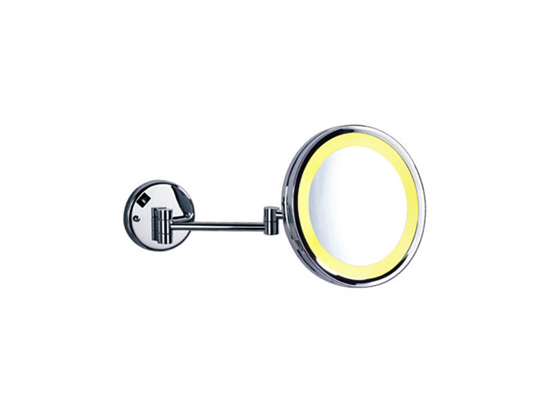 Singe-Sided Round LED Makeup Mirror