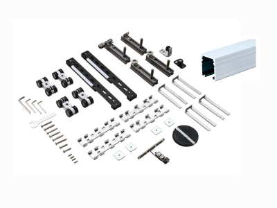 80kg 2扇木质同步同向移门五金配件