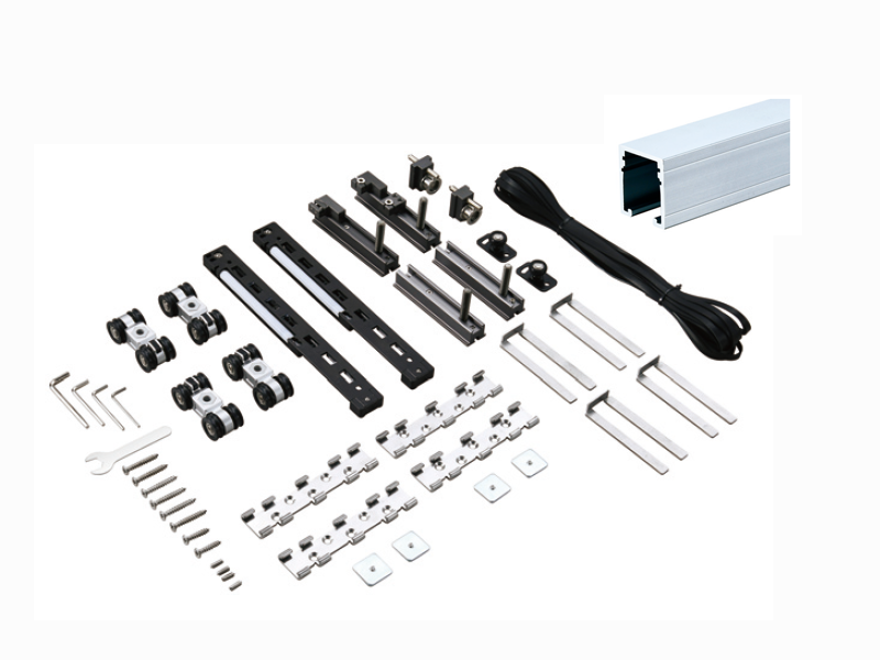 80kg 2扇同步对开移门五金配件